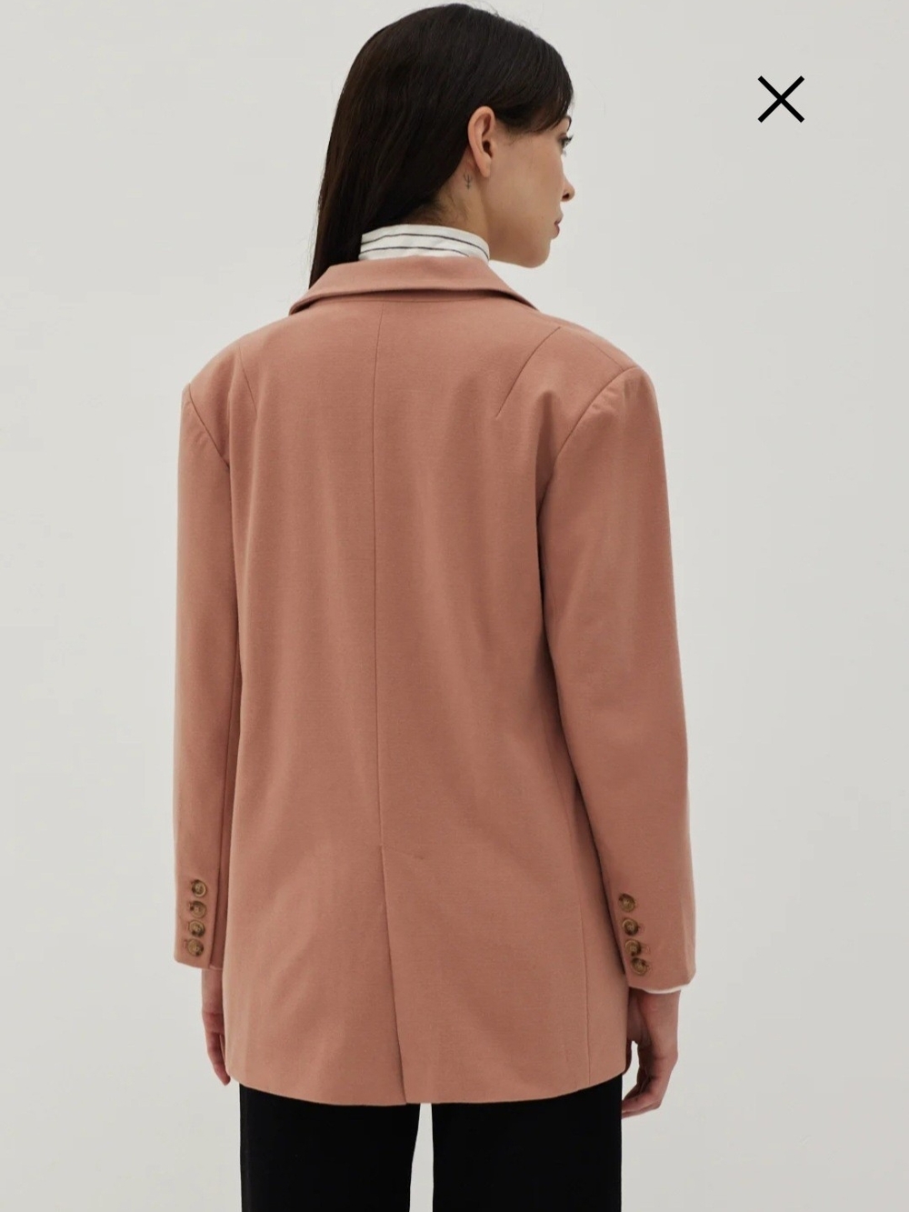 Love Bonito Women's Dusty Rose Blazer Jacket - Picture 2 of 7